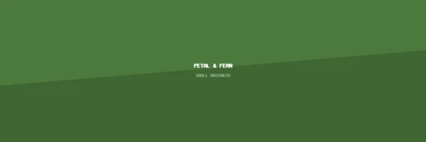 Petal & Fern mini-site preview